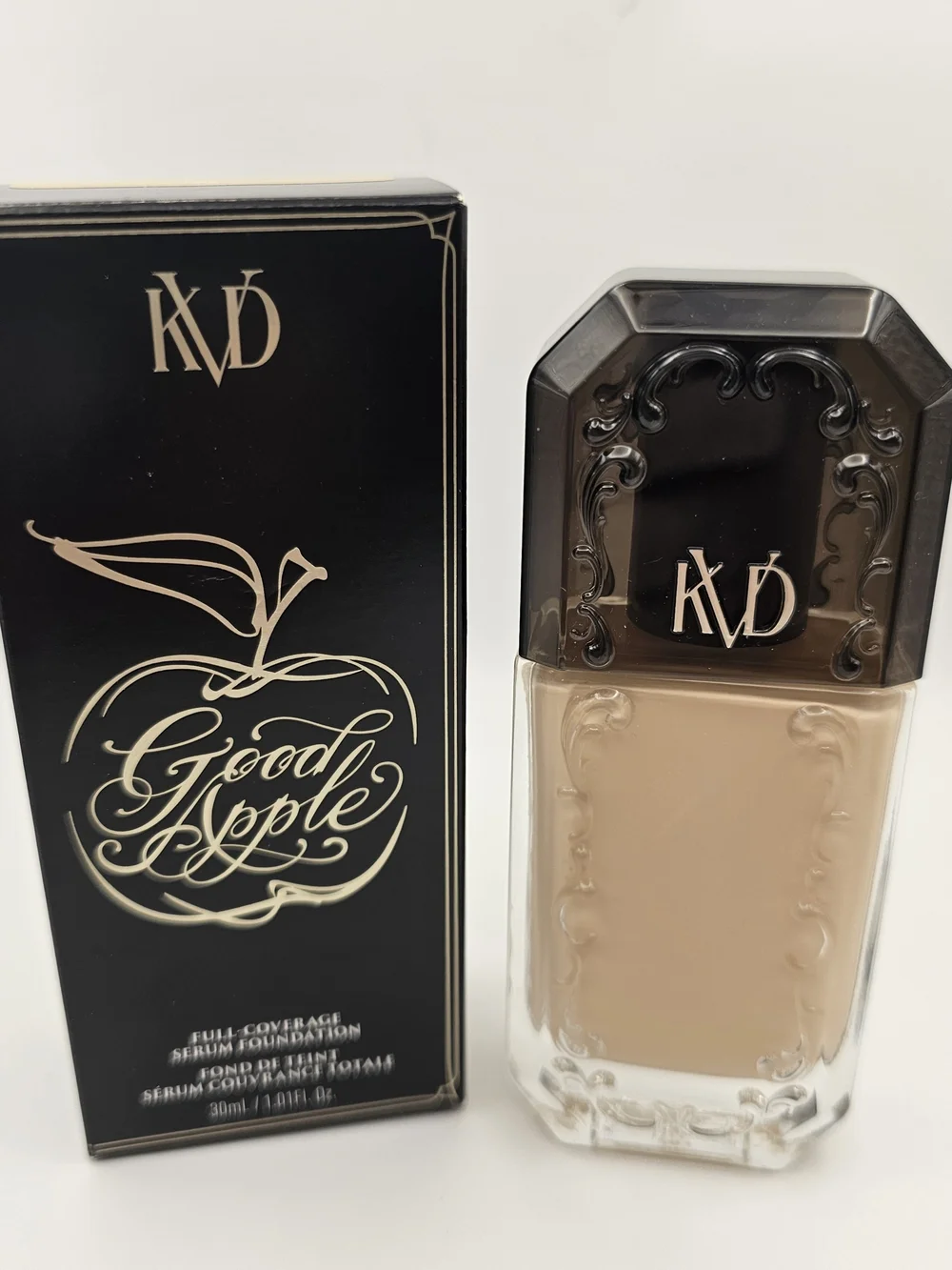 NEW Kat Von D Good Apple Full-Coverage Serum Foundation - Light 012 - 1 Fl oz